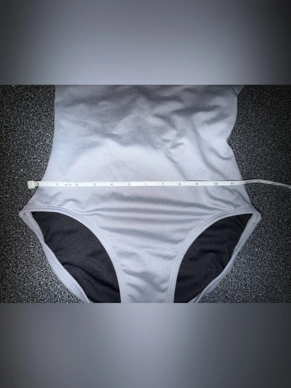 Jo & Jax Gray Dance Leotard with Cross-Back Straps Size Adult Small